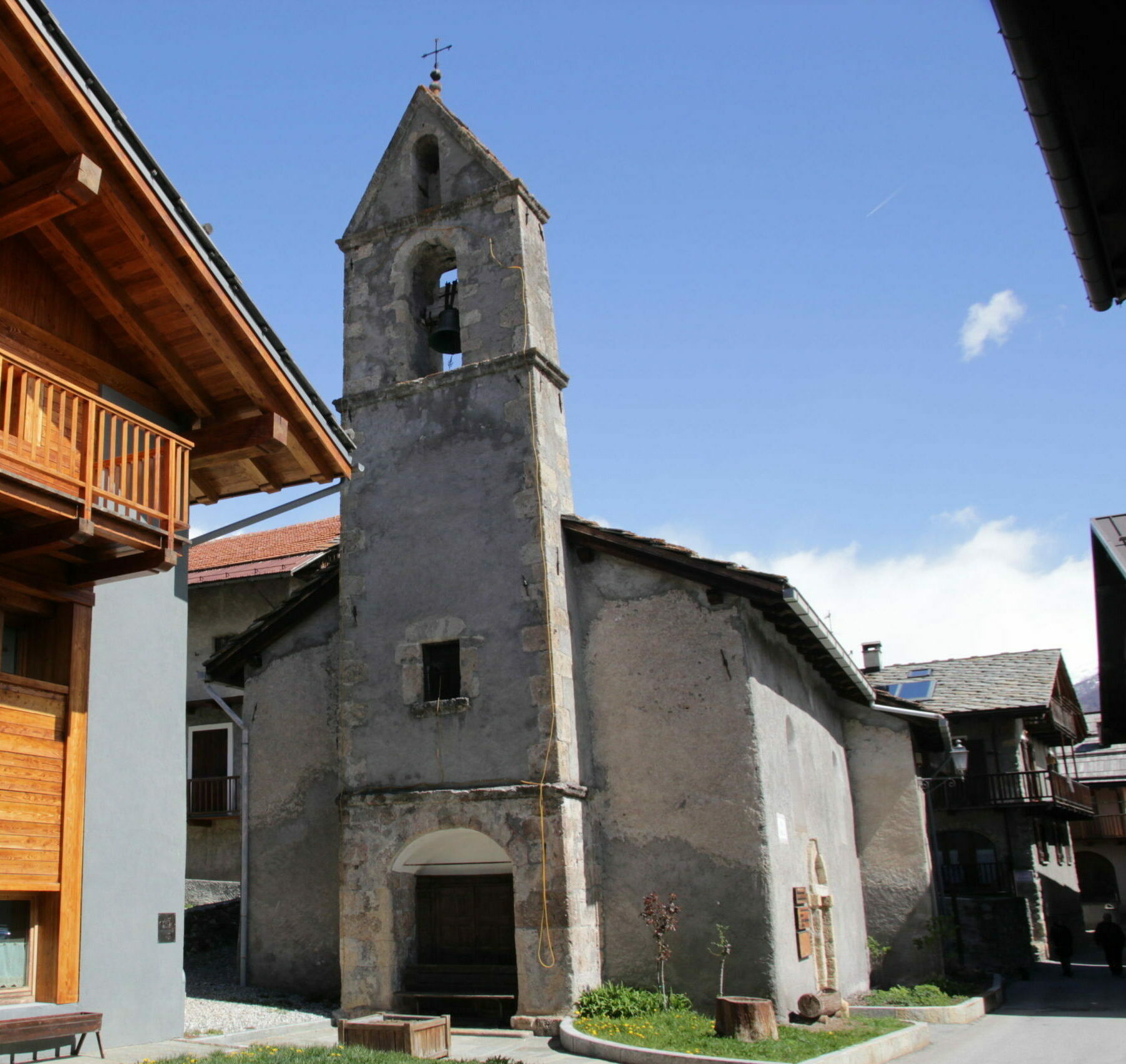 Esterno del Museo di Arte Religiosa alpina di Melezet